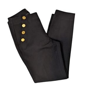 Banana Republic Sloan black sailor ankle pants sz 2